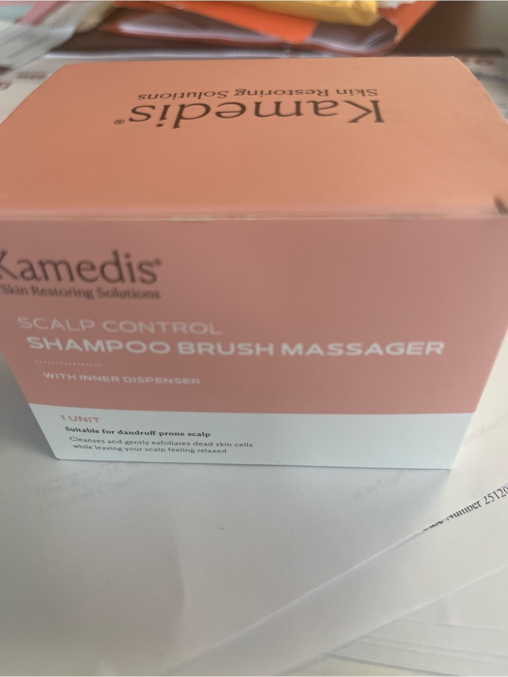 Scalp Control Shampoo Brush Massager - Pink